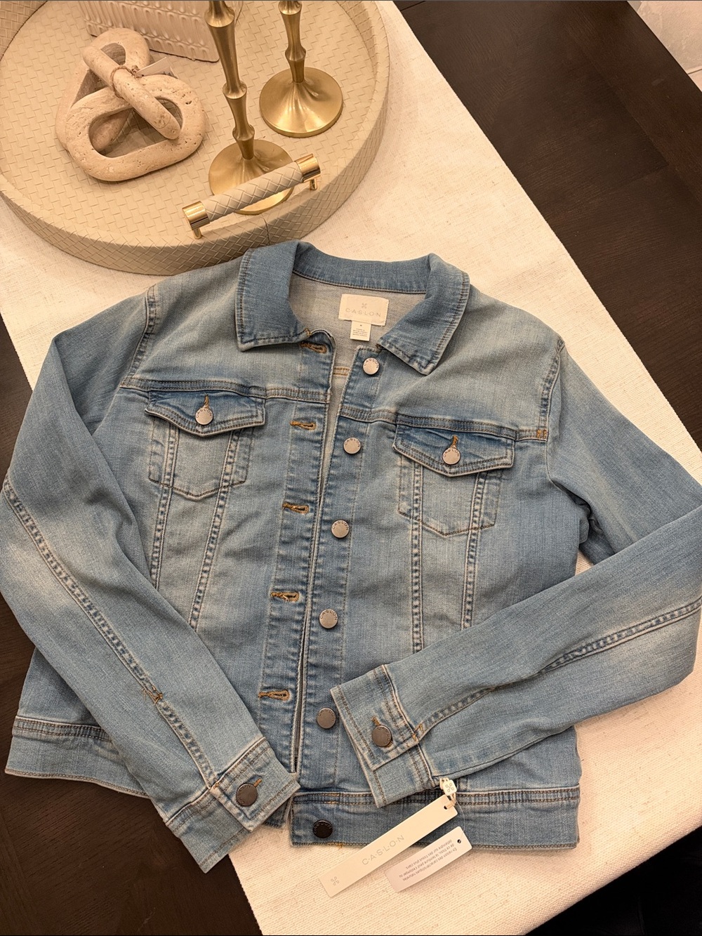 NWT Classic Light Blue Denim Jacket